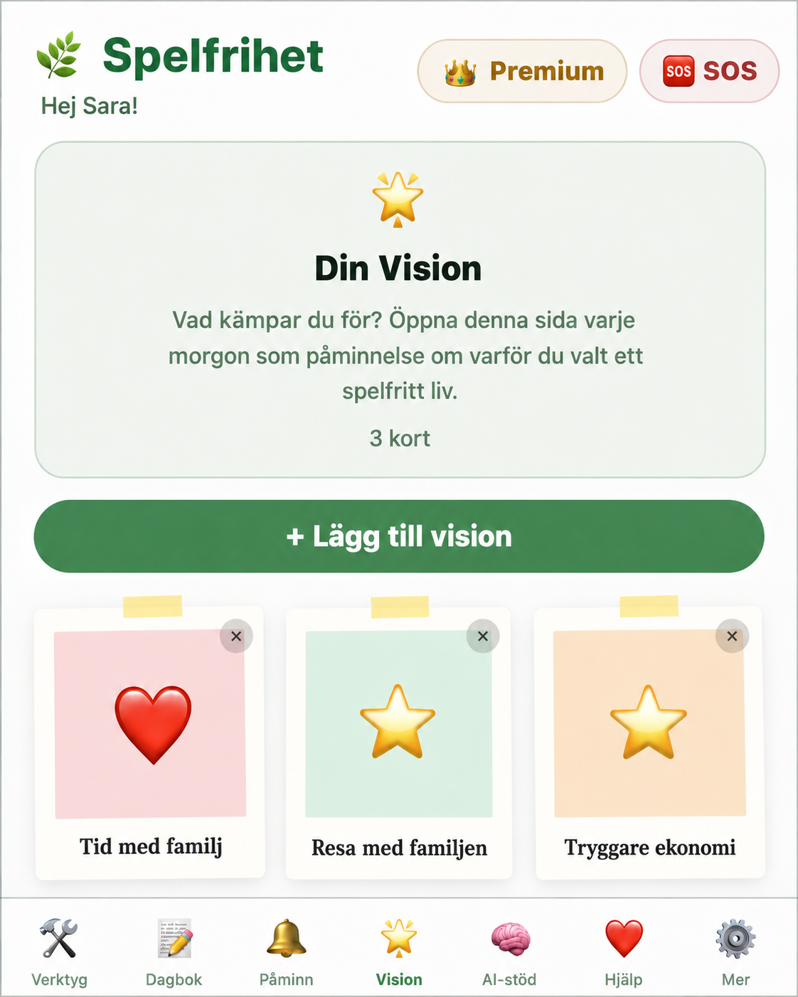Din vision i Spelfrihet